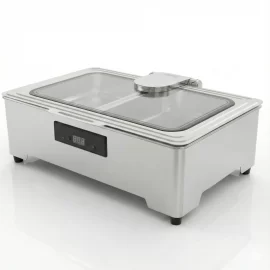 Calientaplatos eléctrico al por mayor de acero inoxidable 304 con pantalla LED
