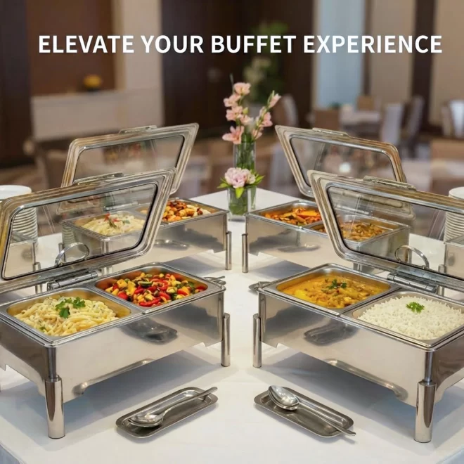 Commercial Chafing Dish Buffet Set Wholesale Food Warmer for Hotel