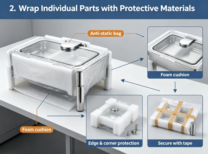 how to pack chafing dishes for international shipping-6