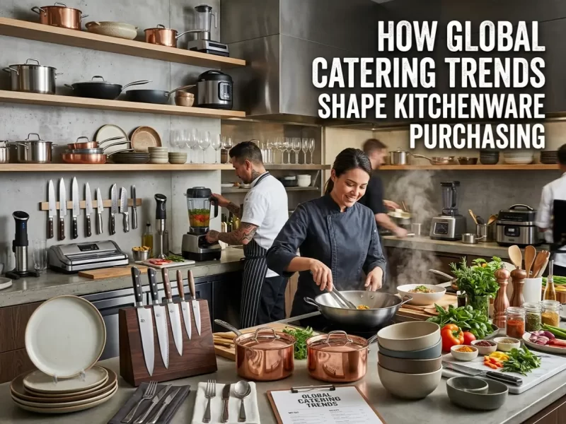 How Global Catering Trends Shape Kitchenware Purchasing