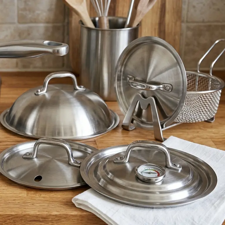 Stainless Steel Cookware Specifications-Lid and Accessory Requirements