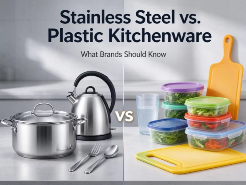 Stainless Steel vs. Plastic Kitchenware What Brands Should Know